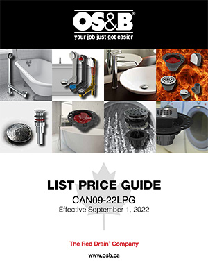 OS&B Canada Illustrated List Price Guide - September 1, 2022